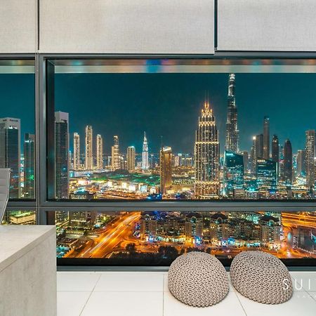 Breathtaking Panoramic Burj Khalifa Skyline View Suite Dubai Exterior foto